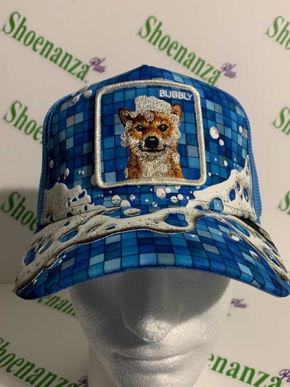 Goorin Bros Friday Drop Squeaky Clean Bubbly Bubble Bath Fox Trucker Hat Cap